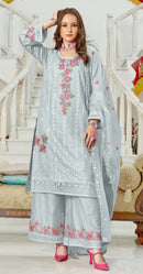 Fepic C 1947 B Organza Embroidered Worked Pakistani Suits