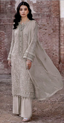 Shanaya S 197 C Fox Georgette Embroidery Khatali Worked Pakistani Suits