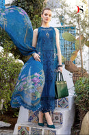Maria B 6055 Pure Cotton With Heavy Embroidery Worked Pkistani Suits