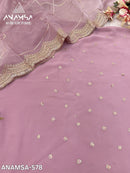 Anamsa 578 Pure Georgette Heavy Embroidered Worked Pakistani Suits