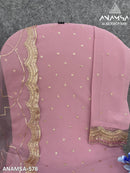Anamsa 578 Pure Georgette Heavy Embroidered Worked Pakistani Suits