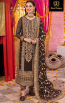 Ziaaz 470 D Georgette Very Heavy Embroidered Worked Pakistani Suits