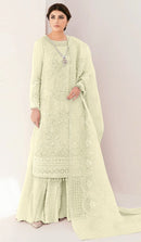 MUSHQ  M 297 B Top Pure Fox georgette Embroidered Worked Pakistani Suits