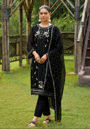 Mushq Shraddha M 301 A Organza Embroidered And Khatli Worked Pakistani Suits