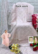 Mushq Shraddha M 301 C  Organza Embroidered And Khatli Worked Pakistani Suits