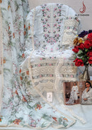 Alif  84 B Pure Cambric Cotton Embroidery And Moti Worked Pakistani Suits