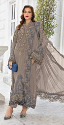 Serine S 397 D Georgette Heavy Embroidered Worked Pakistani Suits