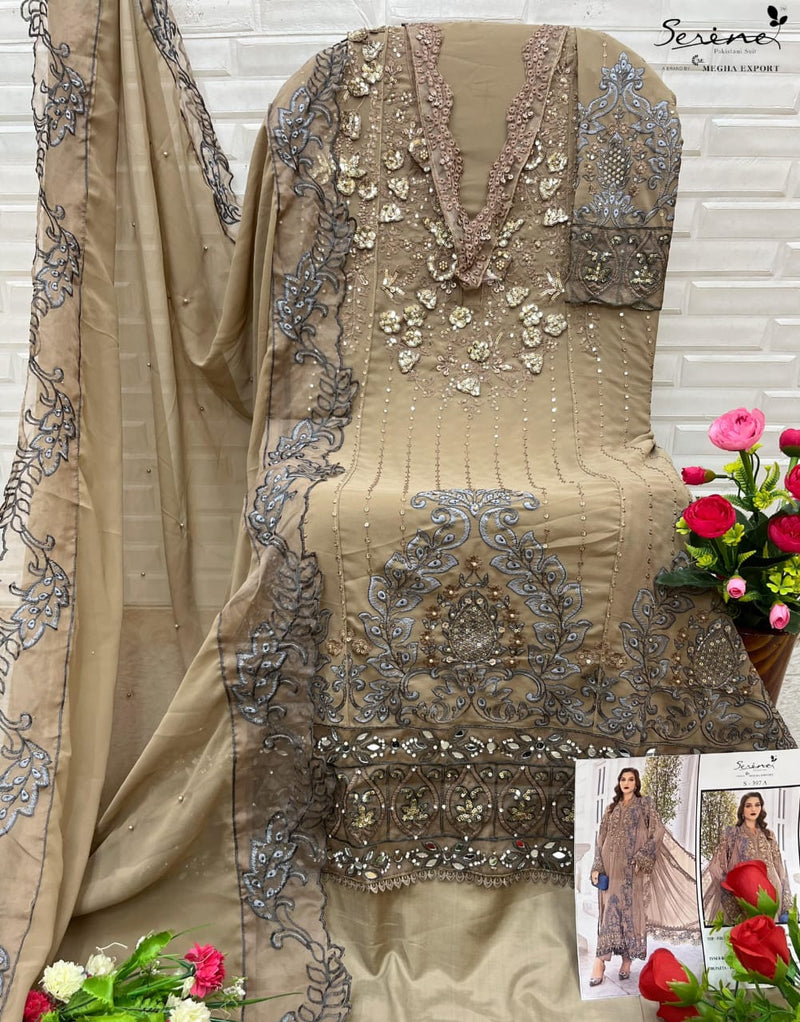 Serine S 397 A Georgette Heavy Embroidered Worked Pakistani Suits