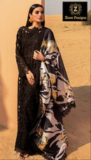 Ziaaz 560 Rayon Cotton Heavy Embroidered Worked Pakistani Suits
