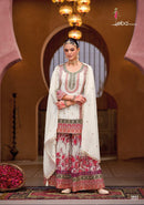 Eba Lifestle Rang 1842 Chinon With Embroidery Worked  Redymade Stylish Suits