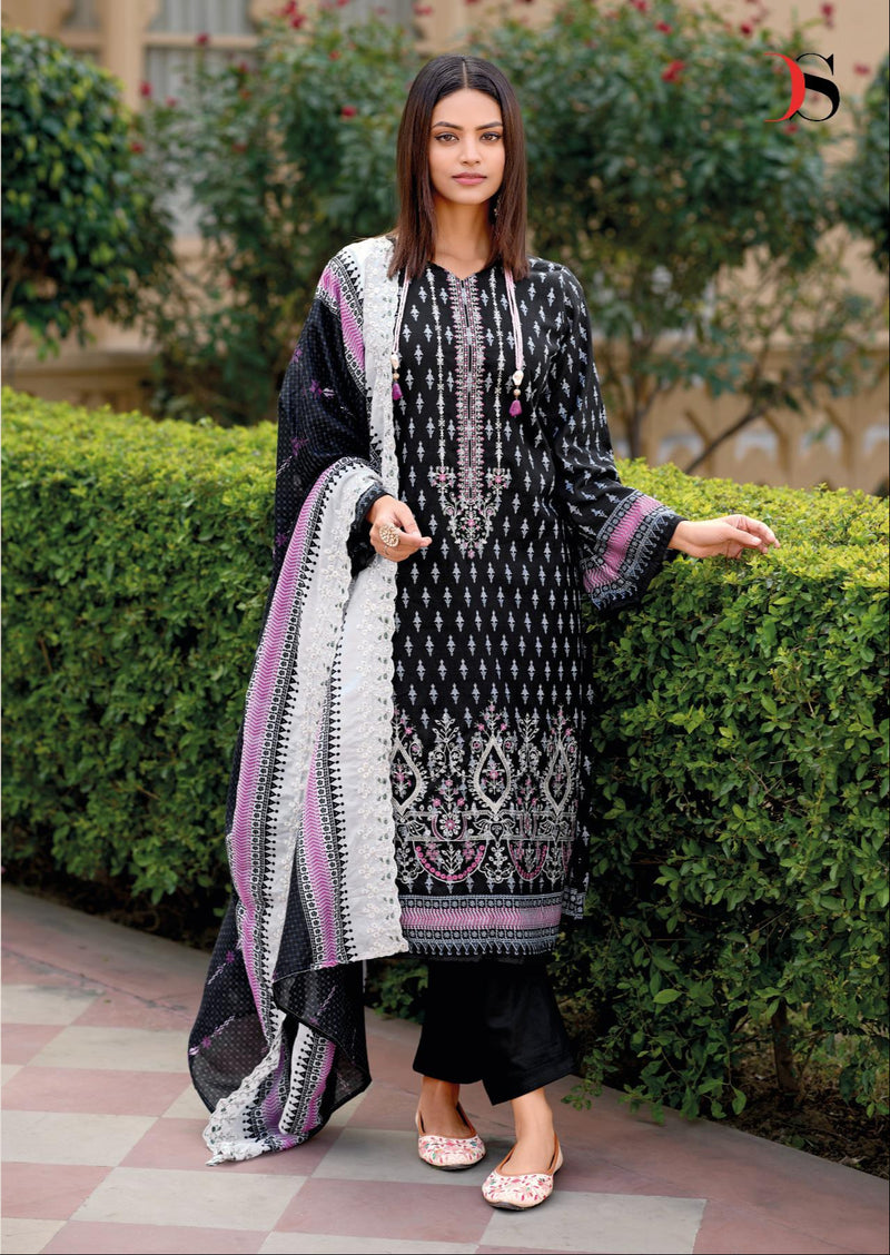 Bin Saeed 12001 Cotton With Heavy Embroidery Worked Apkistani Suits