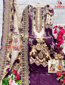 Aasha 1047 B Cotton Print Embroidery Worked Pakistani Suits
