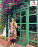 Aasha 1047 A Cotton Print Embroidery Worked Pakistani Suits