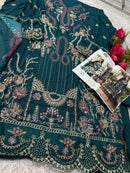 Ziaaz 611 Cotton Embroidery Worked Pakistani Suits