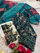 Ziaaz 611 Cotton Embroidery Worked Pakistani Suits