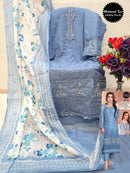 Mehmood M 57 Cotton Embroidery Worked Pakistani Suits