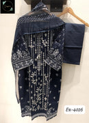 Sapphire Ex 4026  Cotton Print With Embroidered Worked Pret