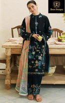 Ziaaz 836  Cotton Rayon Heavy Embroidery Worked Pakistani Suits