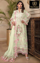 Ziaaz 810 B Jimmy Choo Embroidery Worked Paki9stani Suits