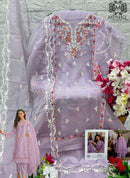 Mushq Shraddha M 314 A Organza Embroidered And Khatli Worked Pakistani Suits