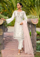 Mushq M 306 D Organza Embroidered Khatli Work Pakistani Suits