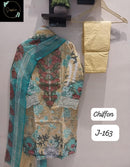 Sapphire Jazmin 163 G Lawn Cotton Patch Work With Readymade Lace Multiple Patches pakistani pret