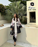 Vs 12048 Designer Stylish Heavy Embroidered Reyon With Inner Digital Print Pakistani Suits