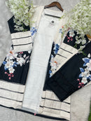 Vs 12048 Designer Stylish Heavy Embroidered Reyon With Inner Digital Print Pakistani Suits