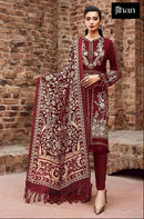 Jihan 3227A Reyon Cotton Kasmiri Embroidery Worked Pakistani Suits