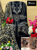 Jihan 3227 Reyon Cotton Kasmiri Embroidery Worked Pakistani Suits