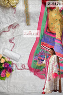 Zarqash 2171 Luxury Cotton Embroidered Worked Pakistani Suits