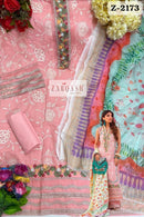 Zarqash 2173 Luxury Cotton Embroidered Worked Pakistani Suits