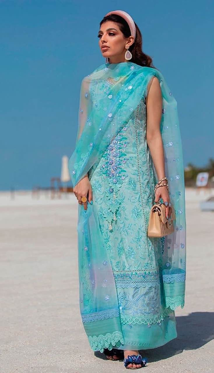 Zarqash 2174 Luxury Cotton Embroidered Worked Pakistani Suits