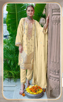 Fepic Rosemeen C 1848 Chinon Heavy Embroidered With Handwork Pakistani Suits