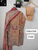 Sapphire J 149  Lawn Cotton  Embroidered Worked Pakistani Suits