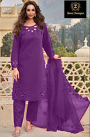 Ziaaz 782 A Chinon Moti Worked Pakistani Suits