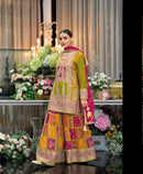 Eba Lifestle Rang 1747 Hevey Chinon With Embroidery Worked Redymade Stylish Suits