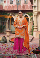 Eba Lifestyle Kanak 1797 Havey Chinon With embroidery Worked Readymade Stylish Suits