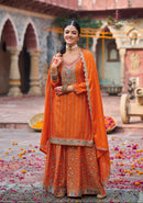 Eba Lifestyle Sahenaaz 1795 Heavy Chinon With Embroidery Worked Readymade Stylish Suits