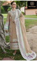 Ziaaz 771 B Cotton Very Heavy Embroidery Worked Tunic Pakistani Suits