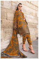 Al zohaib 1085 C Pure Cotton Print Embroidery Patches worked Pakistani Suits