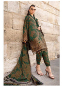 Al zohaib 1084 A Pure Cotton Print Embroidery Patches worked Pakistani Suits