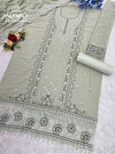Anamsa 7773 Heavy  Georgette With Embroidered Sequence And Moti Worked Pakistani Suits