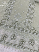 Anamsa 7773 Heavy  Georgette With Embroidered Sequence And Moti Worked Pakistani Suits