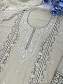 Anamsa 7773 Heavy  Georgette With Embroidered Sequence And Moti Worked Pakistani Suits