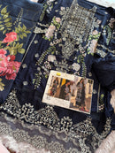 Ziaaz  853 Cotton rayon heavy embroidery worked pakistani suits