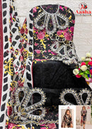 Aasha 1146 A Pure Cotton Print With Embroidery Worked Pakistani Suits