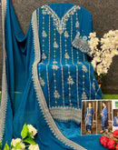 Sajida Alaya 1027 Georgette Heavy Embroidered Worked Pakistani Suits