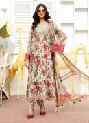 Hazzel 0112 Pure Cotton Printed Embroidery Worked Pkistani Suits