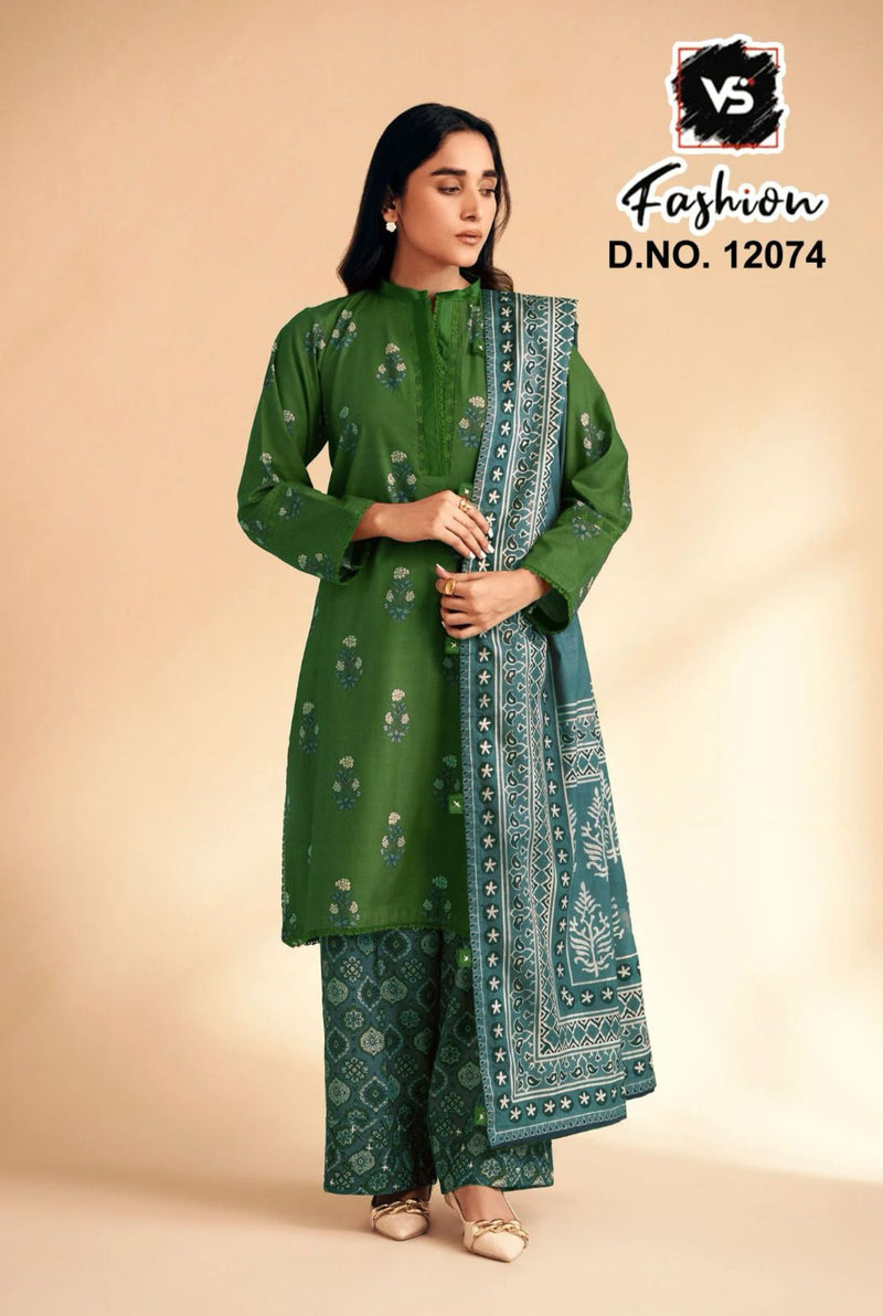 Vs 12074 A Heavy Embroidered Worked Pakistani Suits
